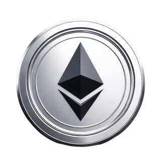 Icône flottante représentant la cryptomonnaie Ethereum ETH